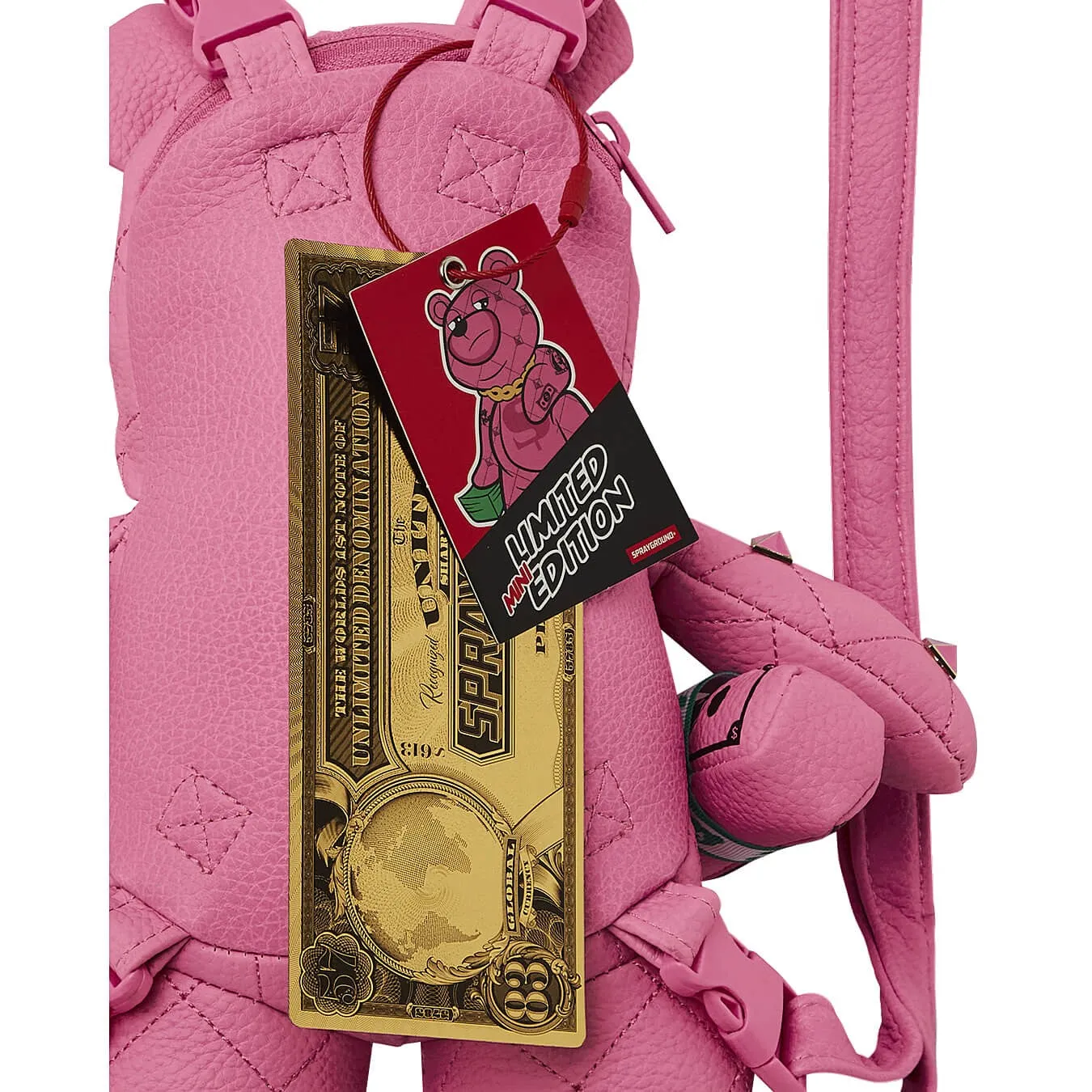 Sprayground Sorbet Stunna Bear Cub Backpack Pink