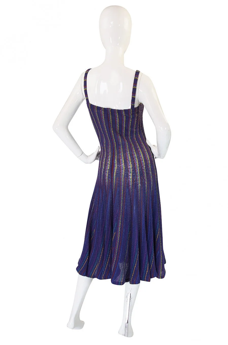 Spring 1980 Striped Missoni Knit Dress