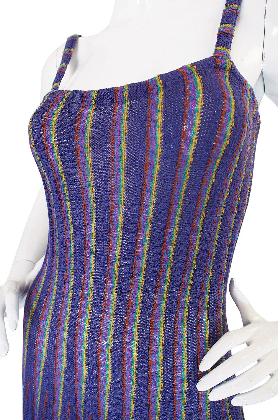 Spring 1980 Striped Missoni Knit Dress