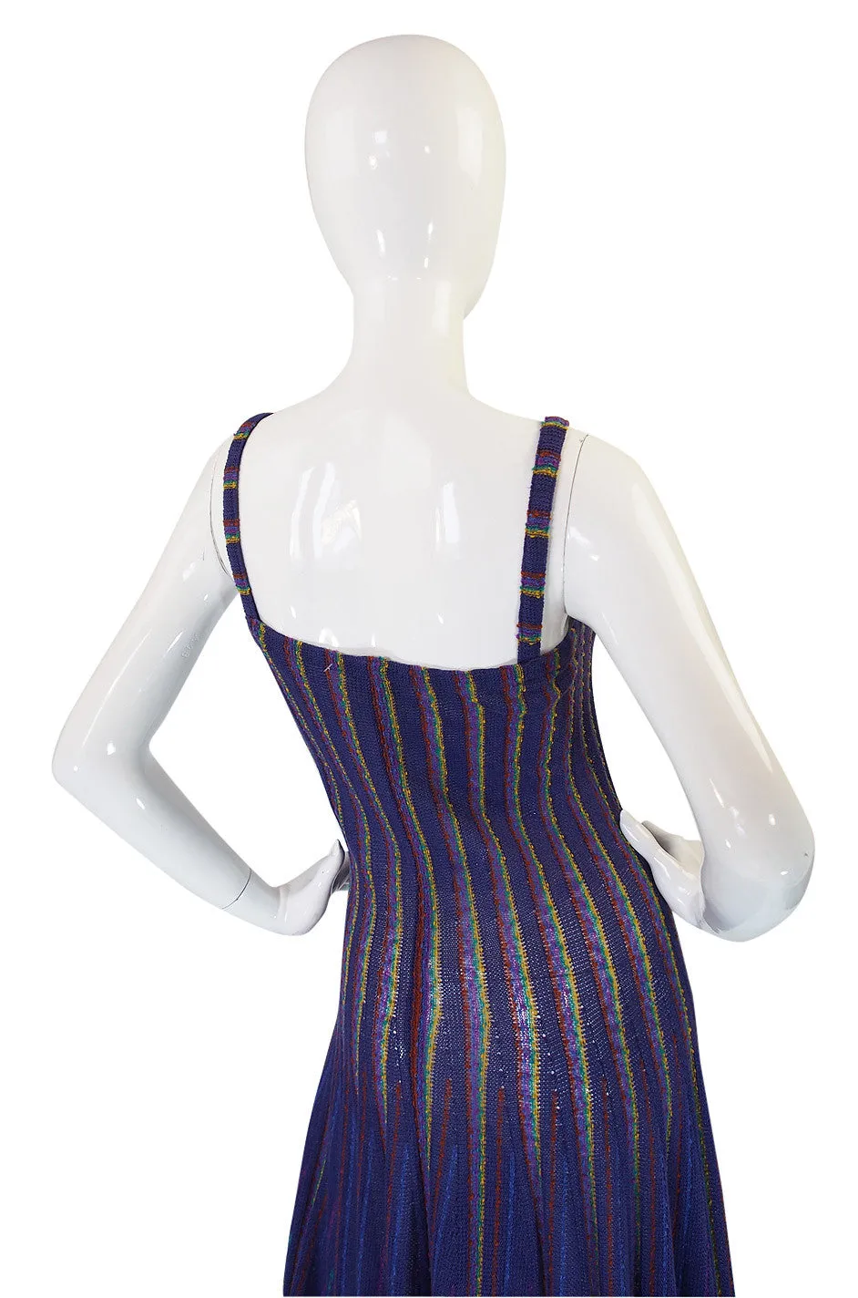 Spring 1980 Striped Missoni Knit Dress