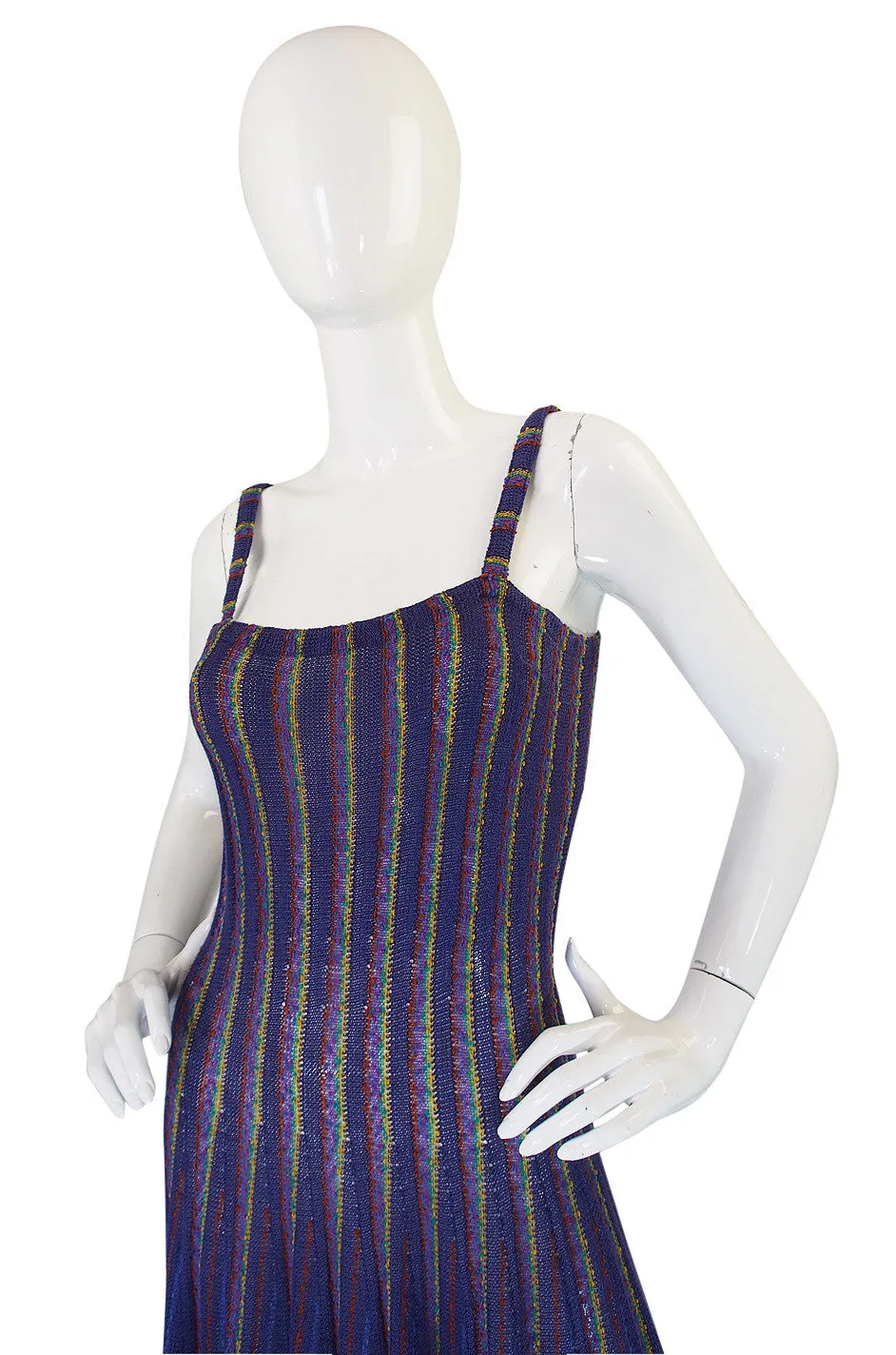 Spring 1980 Striped Missoni Knit Dress