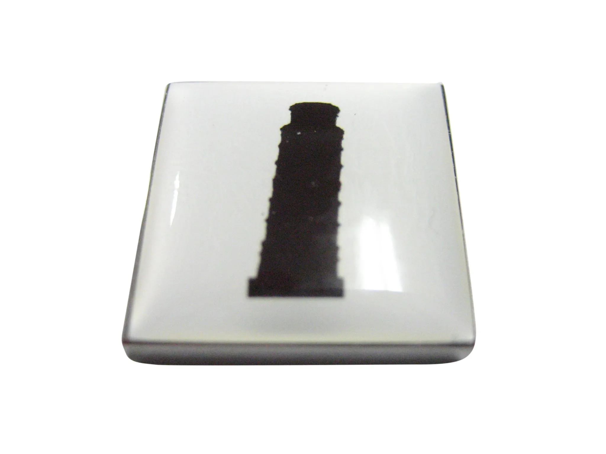 Square Leaning Tower of Pisa Magnet