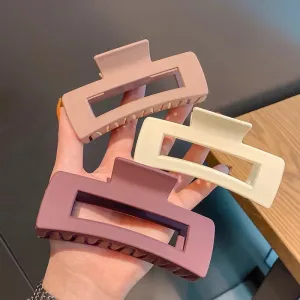 Square Matte Claw Clip (Assorted Colours)