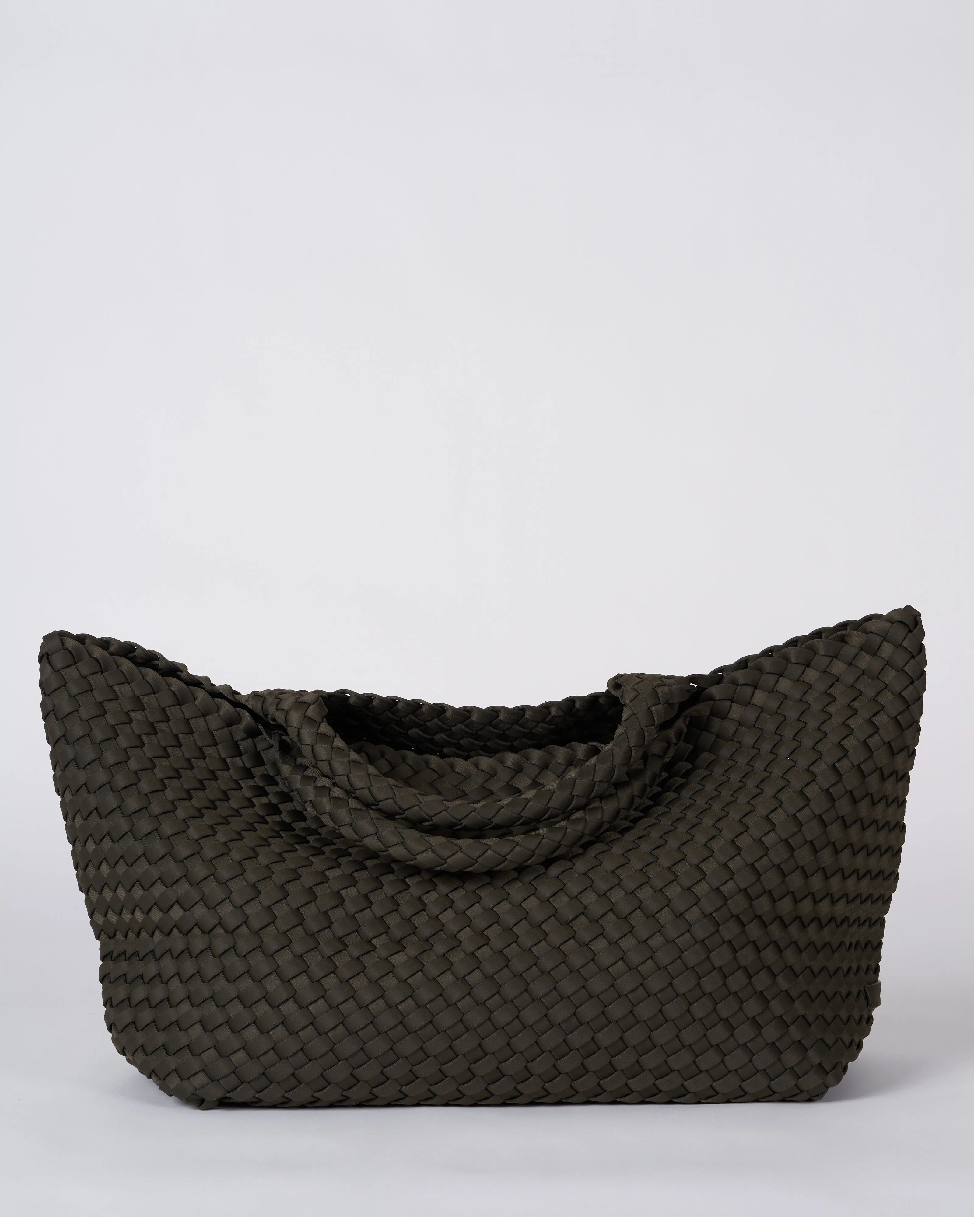 st barths medium tote - moss