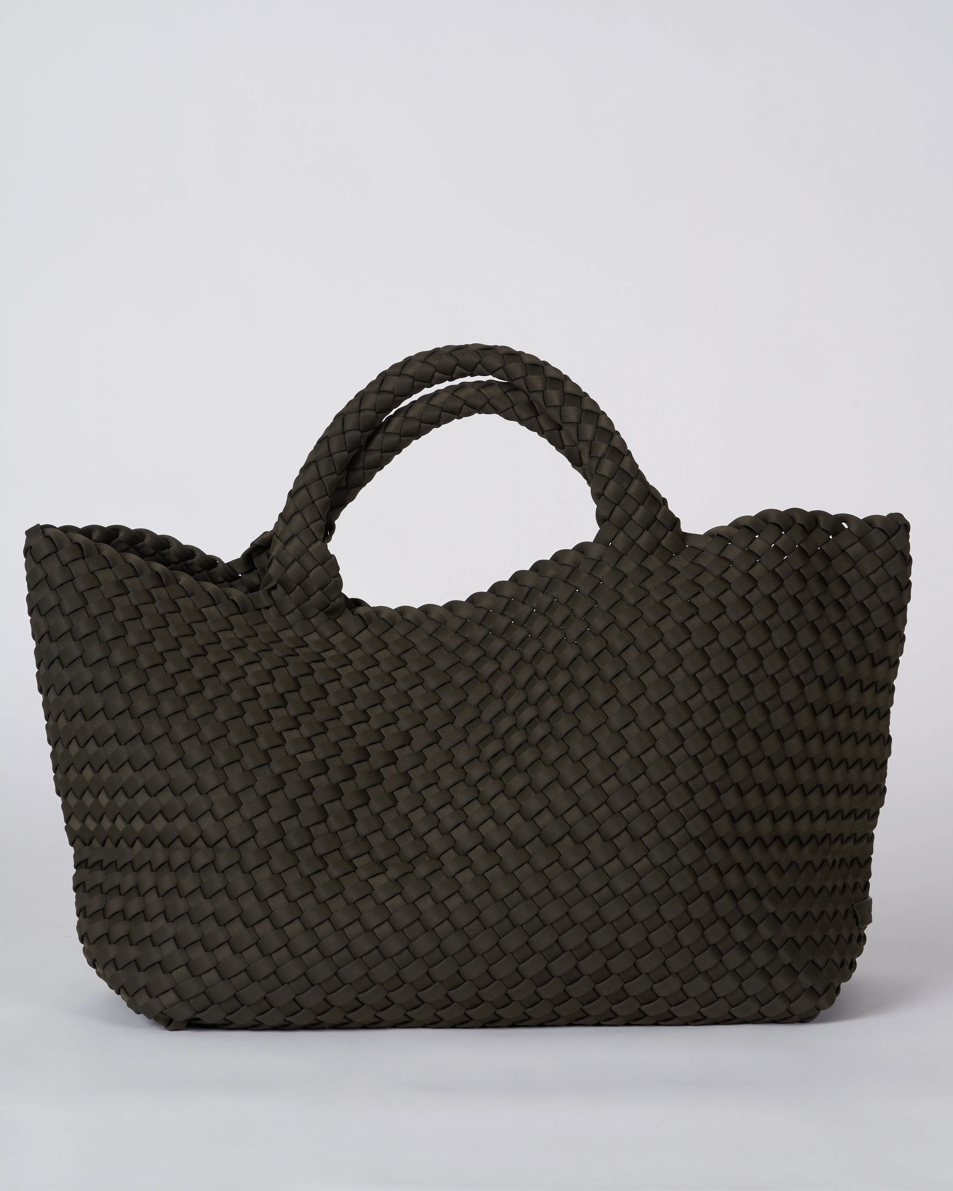 st barths medium tote - moss
