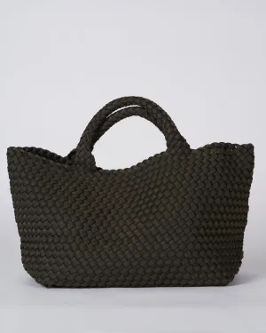 st barths medium tote - moss