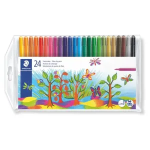 Staedtler Fibre Tip Marker Assorted 325Wp2403 (Set 24)