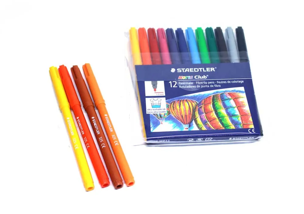 Staedtler Noris Club Fibre Tip Pens 12`s