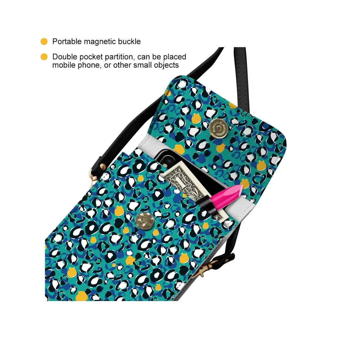 Stained Glass Fairy Phone Crossbody Bag