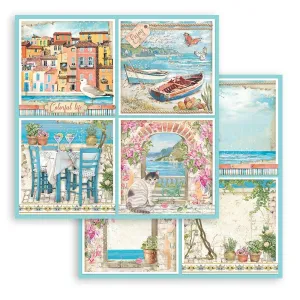 Stamperia 12x12 Designer paper - Blue Dream - SBB913