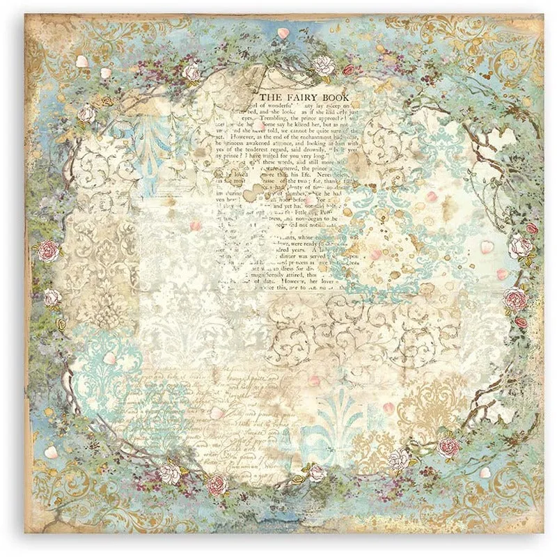 Stamperia - 12x12 Designer Paper - Sleeping Beauty - Lovers