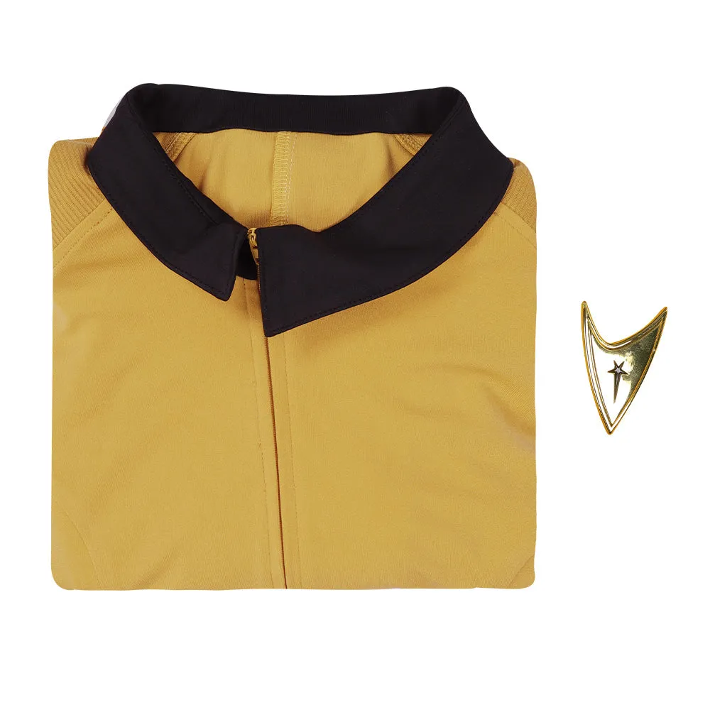 Star Trek: Strange New Worlds Season 1 Captain Christopher Pike Cosplay Costume Shirt Outfits Halloween Carnival Suit