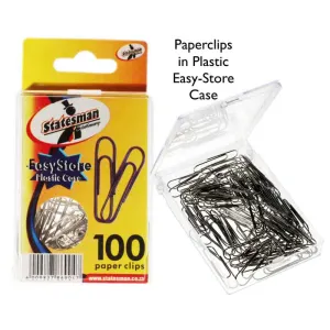 Statesman Paper Clips 100'S 6904657