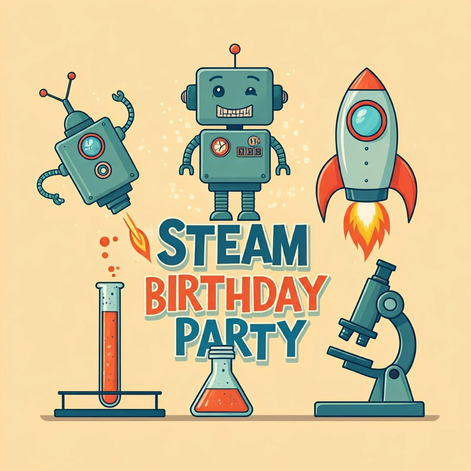 STEAM Birthday Party - LAUNCHING SPRING 2025