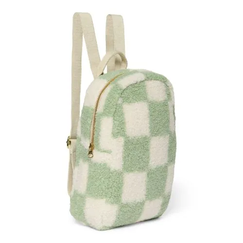 Studio Noos Checked Mini Backpack (Pistachio)