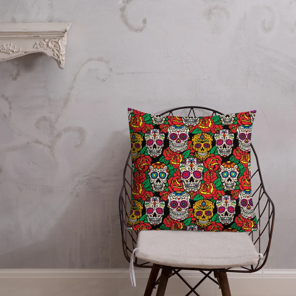 Sugar Skull Premium Pillow