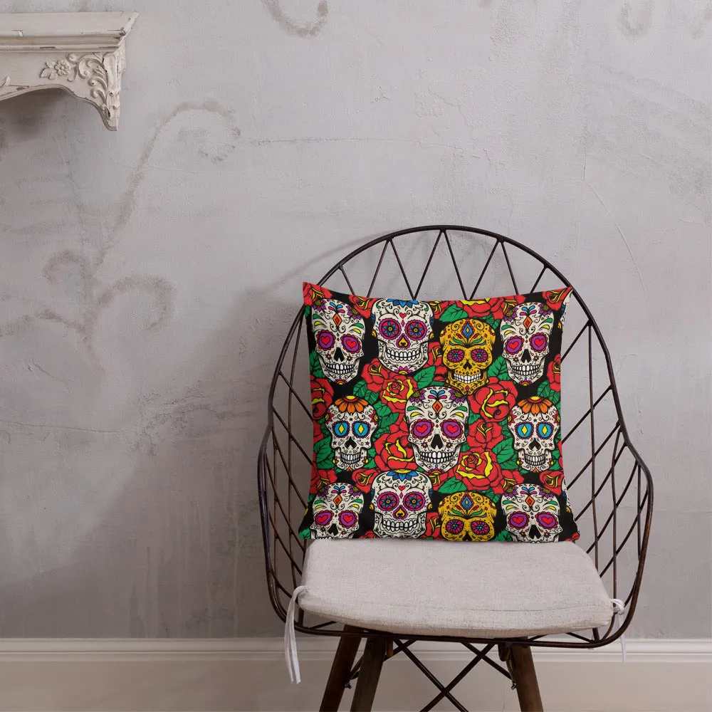 Sugar Skull Premium Pillow