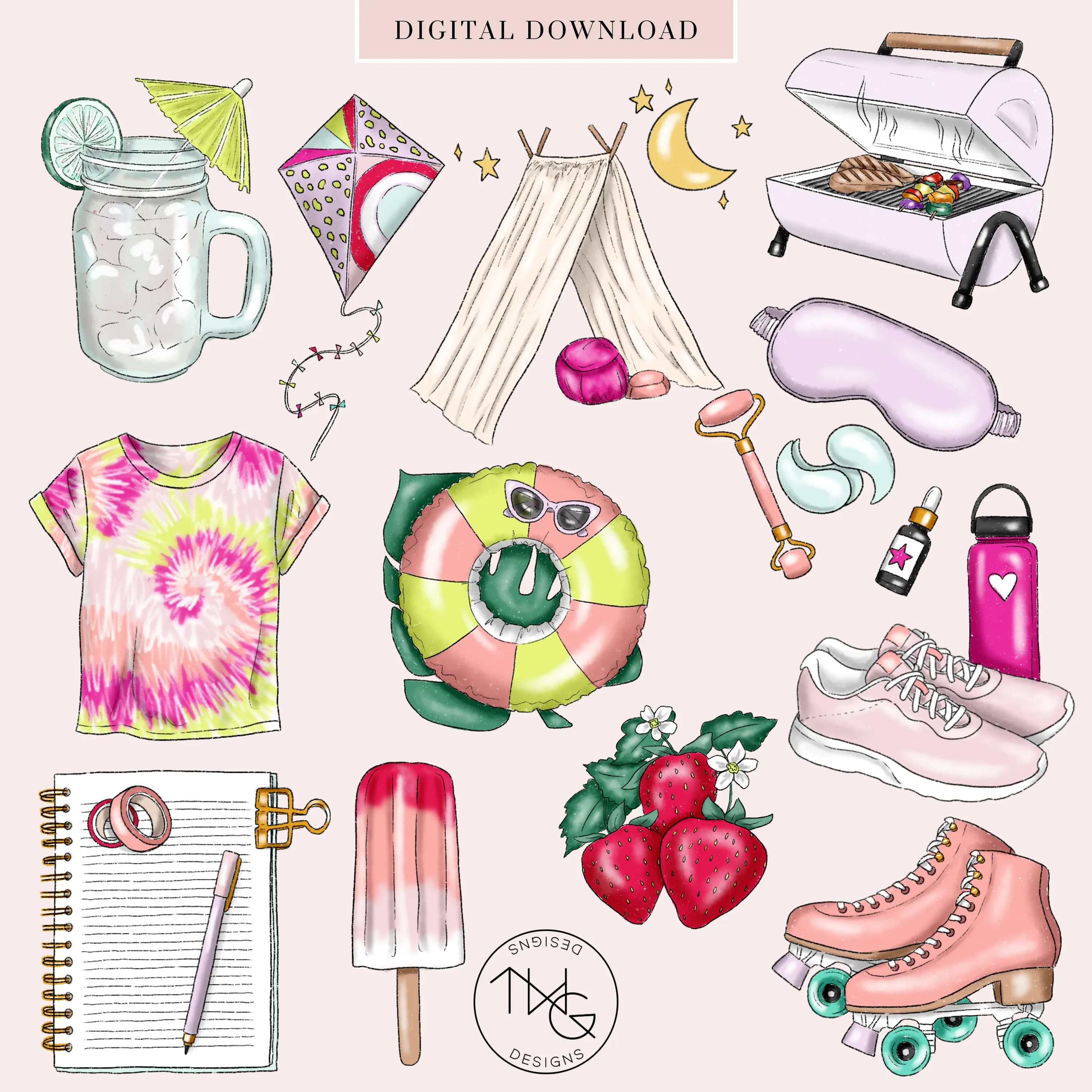 Summer Fling - Bucket List Icons