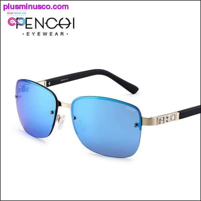Sunglasses Women designer brand luxury rimless retro pink
