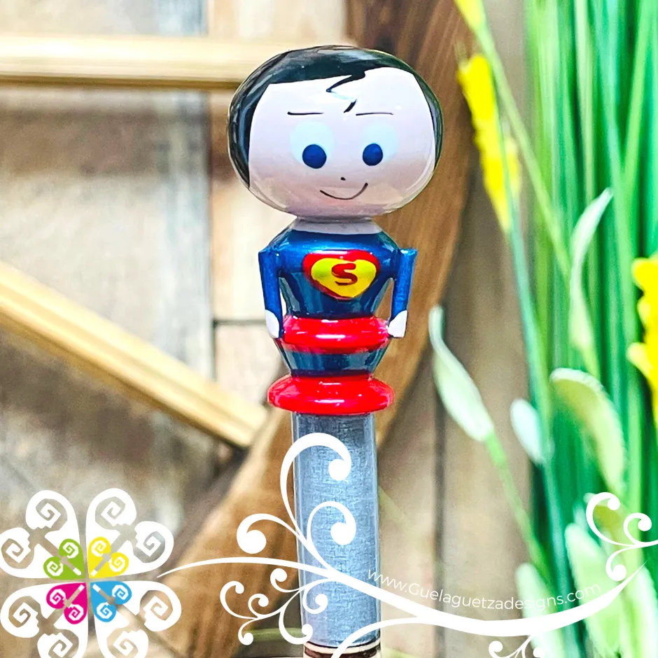 Super Hero's Wood Pen - Office Accessories