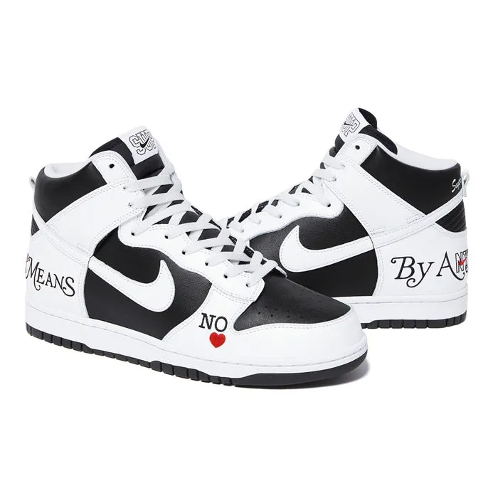 Supreme®/Nike® SB Dunk High- Black