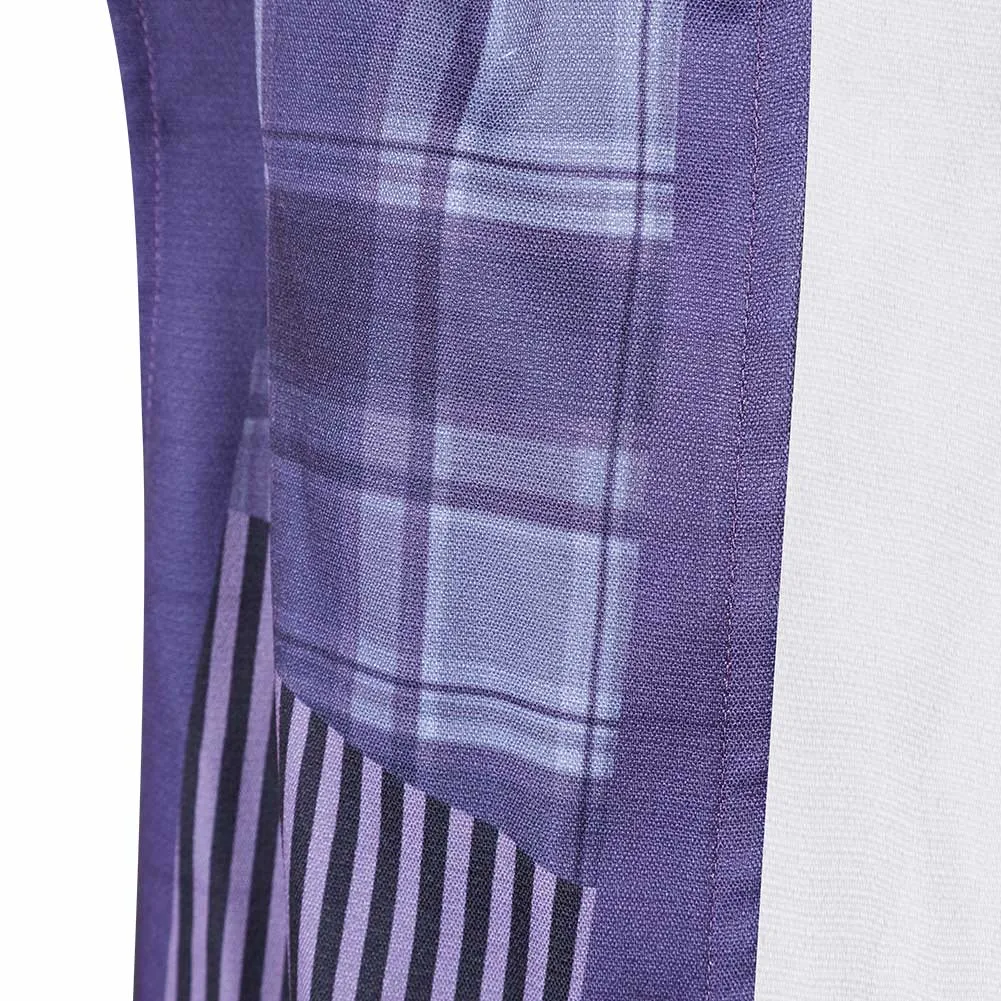 SW: The Acolyte Mae Purple Printed Hooded Poncho Cosplay Costume Outfits Halloween Carnival Suit