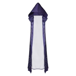SW: The Acolyte Mae Purple Printed Hooded Poncho Cosplay Costume Outfits Halloween Carnival Suit