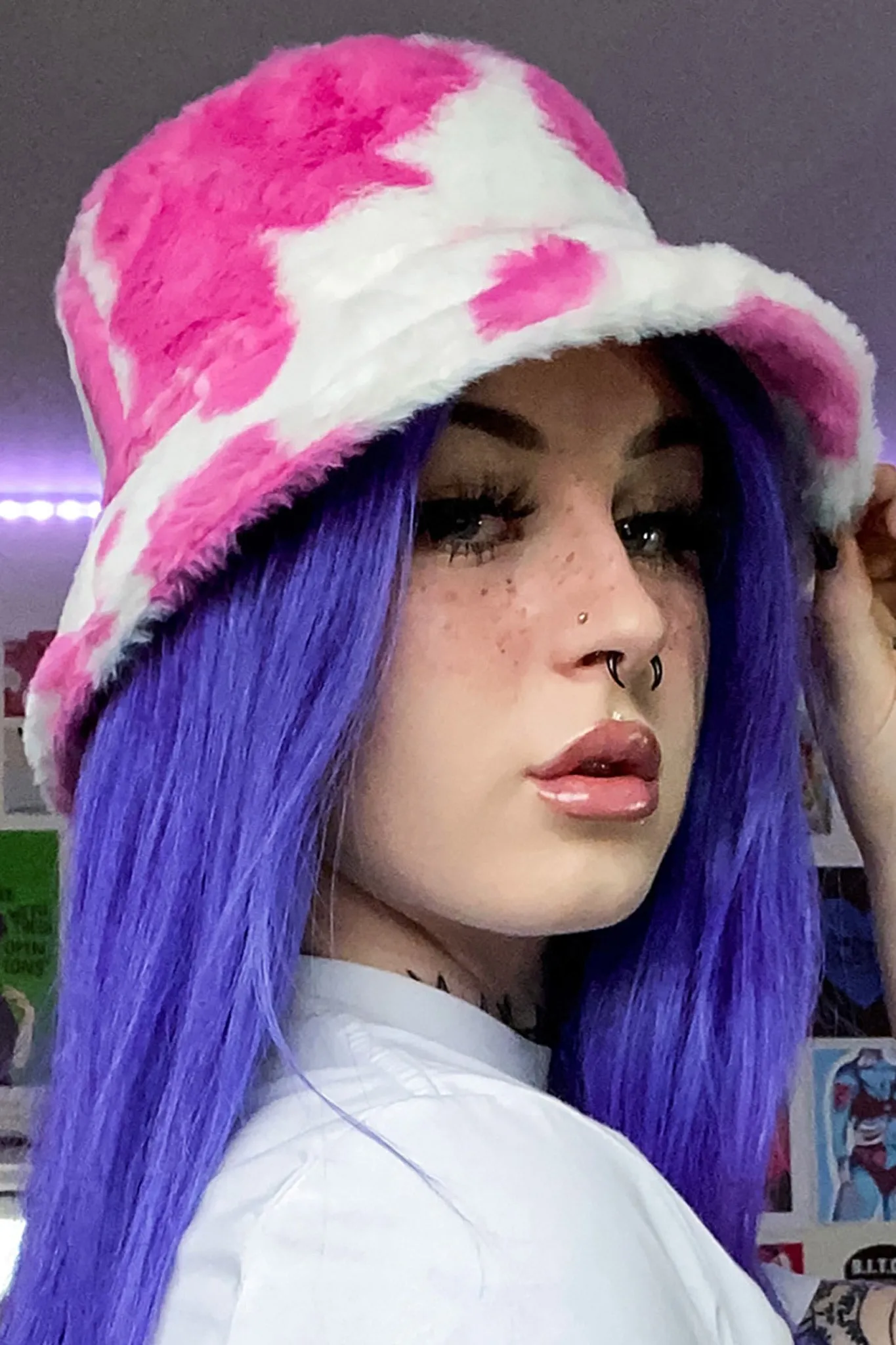 Sweet Cowgirl Fluffy Bucket Hat