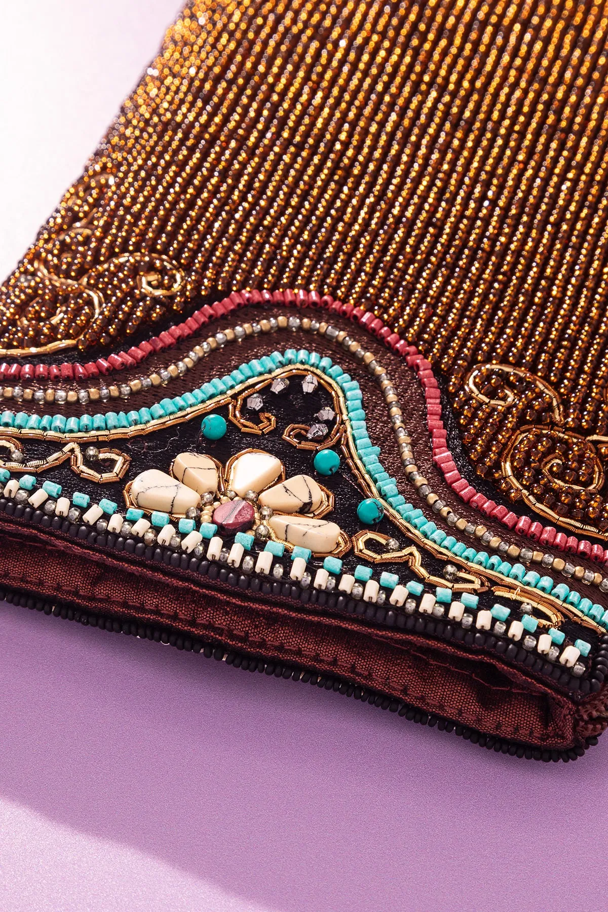 Tapestry Crossbody Phone Bag
