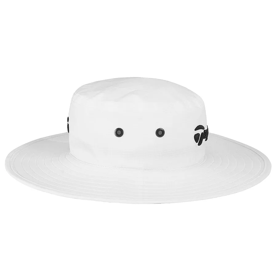 TaylorMade Metal Eyelet Bucket Hat - White