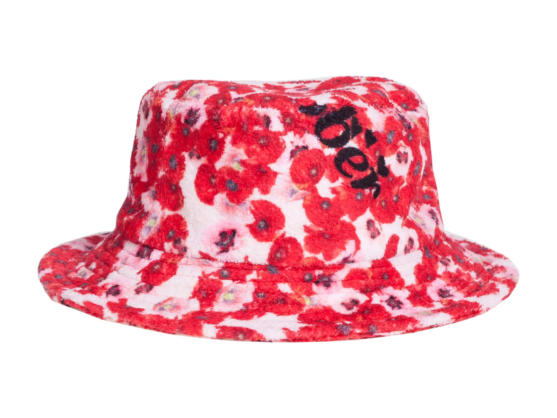Terry Floral-print Bucket Hat