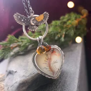 The Hawk's Heart Necklace - Keum Boo Necklace