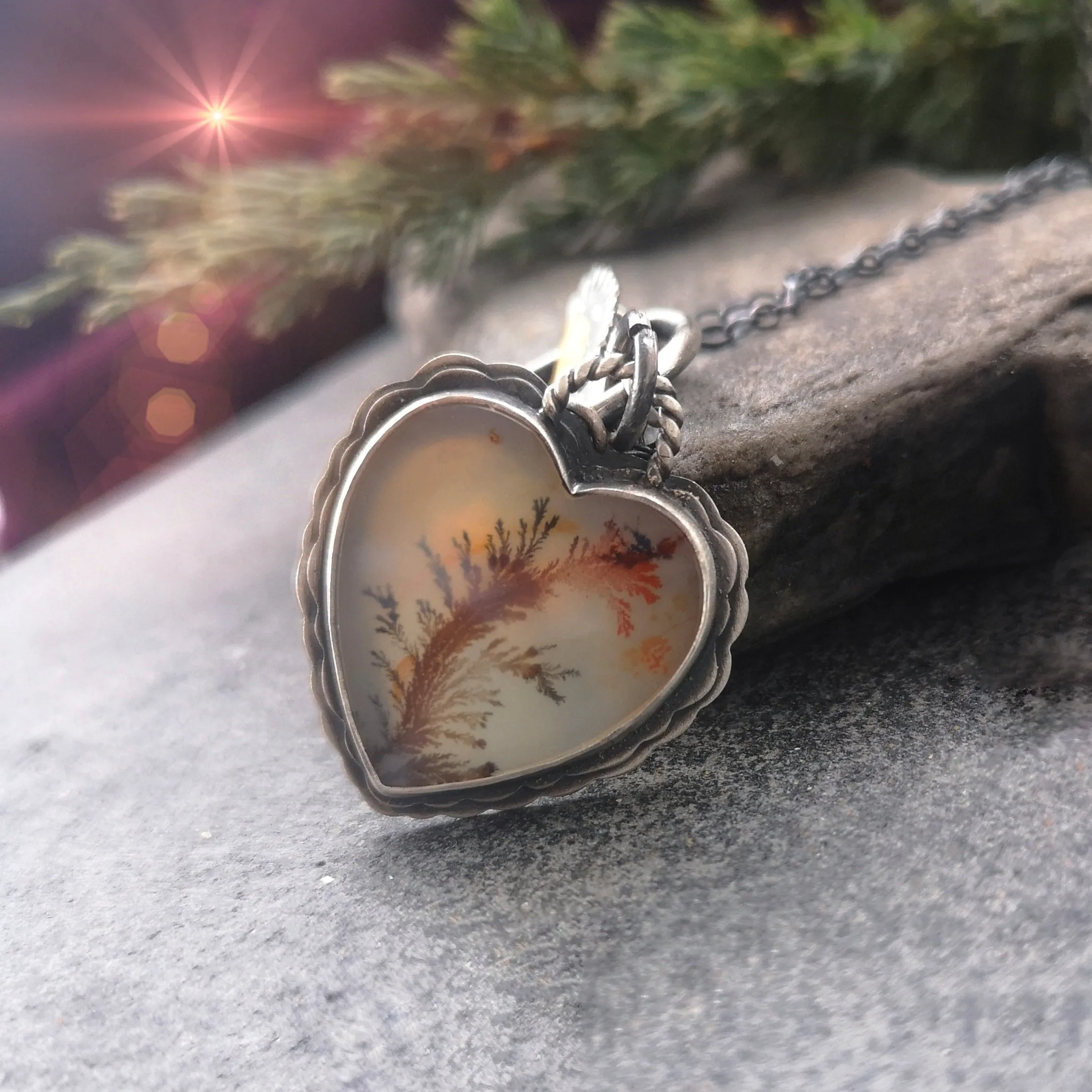 The Hawk's Heart Necklace - Keum Boo Necklace