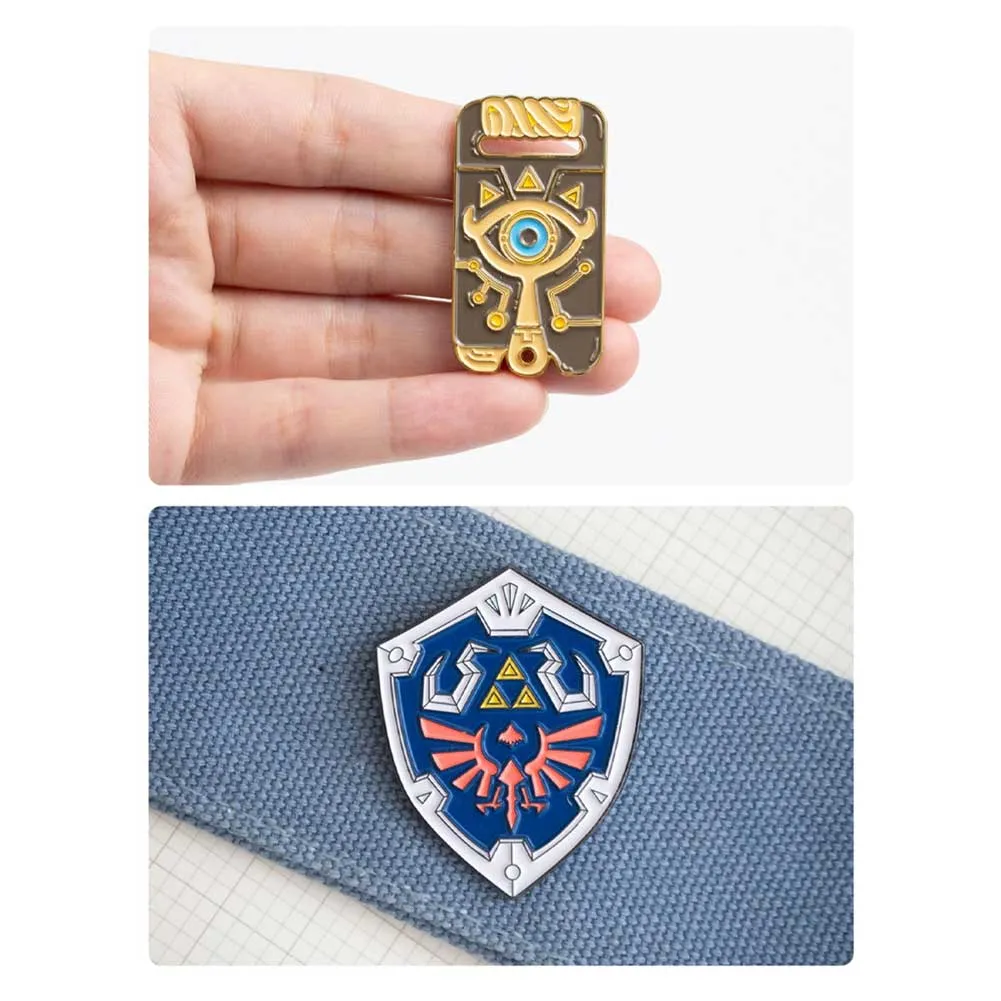 The Legend of Zelda Link Cosplay  Sword Sheild Badge Set Halloween Carnival Party Costume Accessories