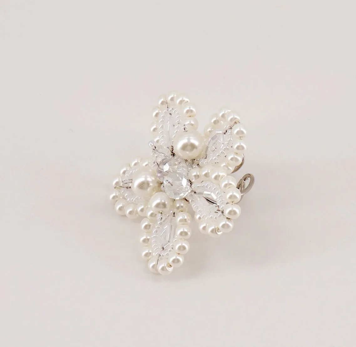 The Mini Shades of White Designer Ring
