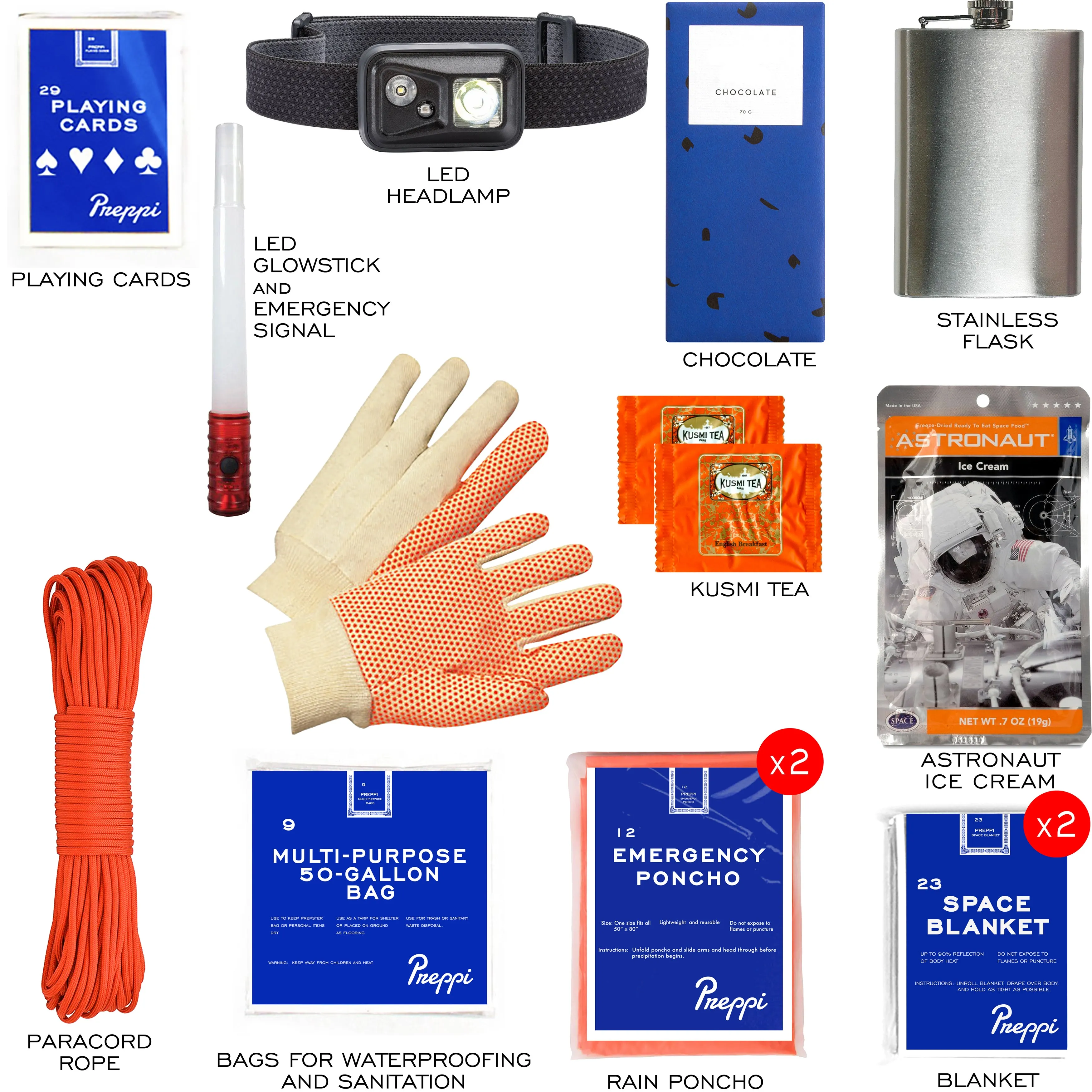 The Prepster | Two-Person | 3-Day Emergency Kit Bag