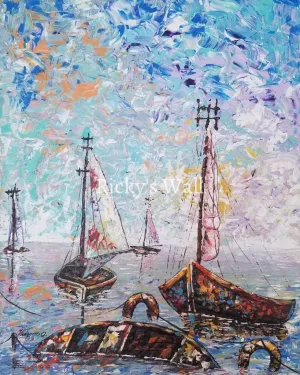 The Remnants (Part 2) - PREMIUM - 16 x 20 in. by W. Celeus