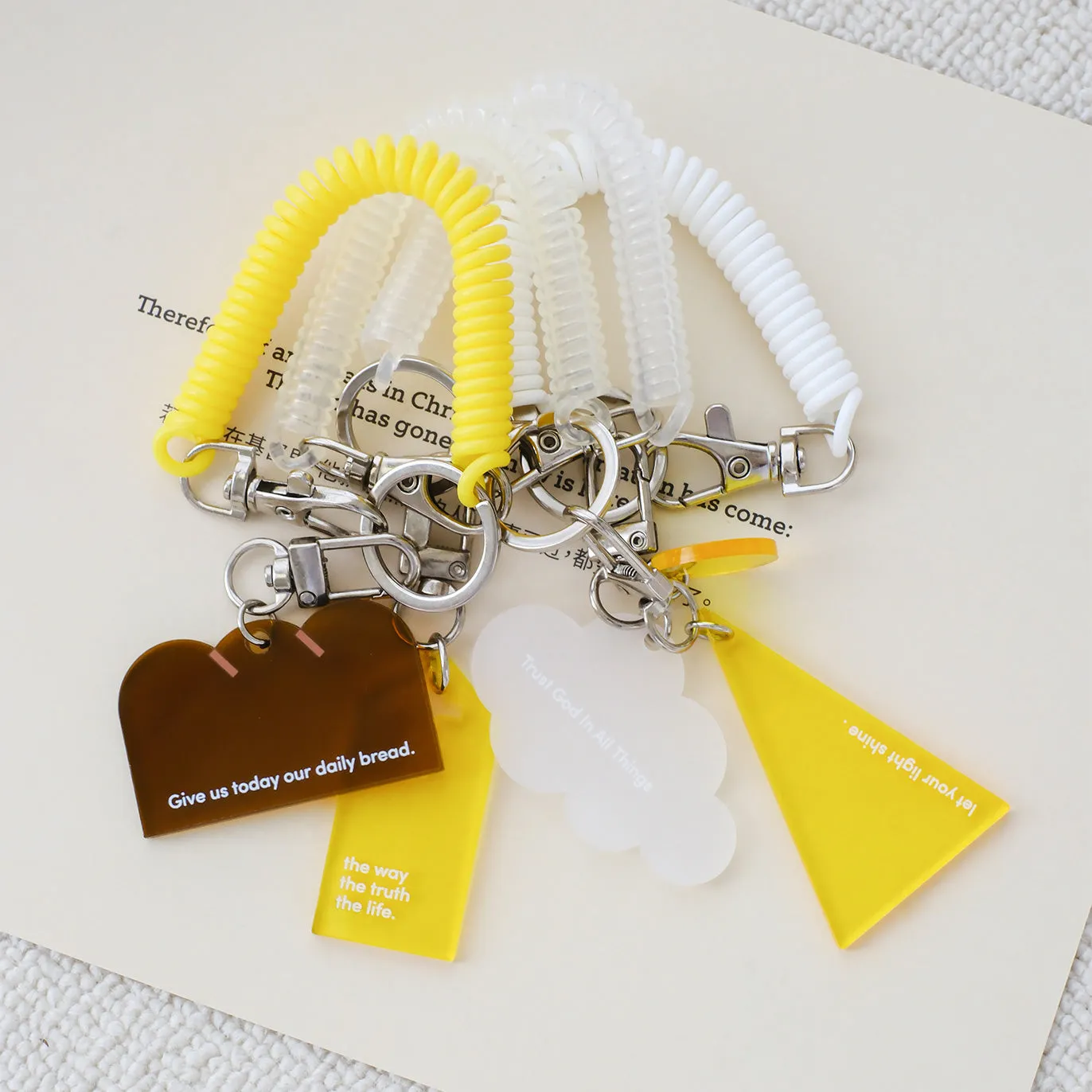 The Way The Truth The Life {Translucent Acrylic Keychain}