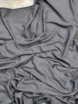 Thin Stripe Jersey - Dark Grey