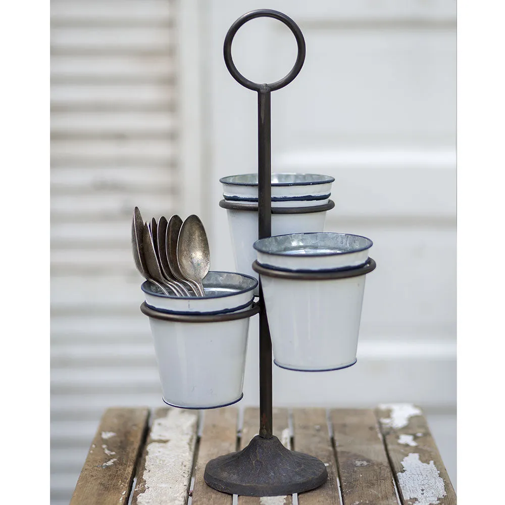 Three Bucket Stand