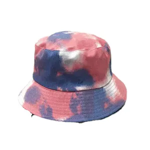 Tie Dye Bucket Hat - Purple/Pink - 100% Cotton