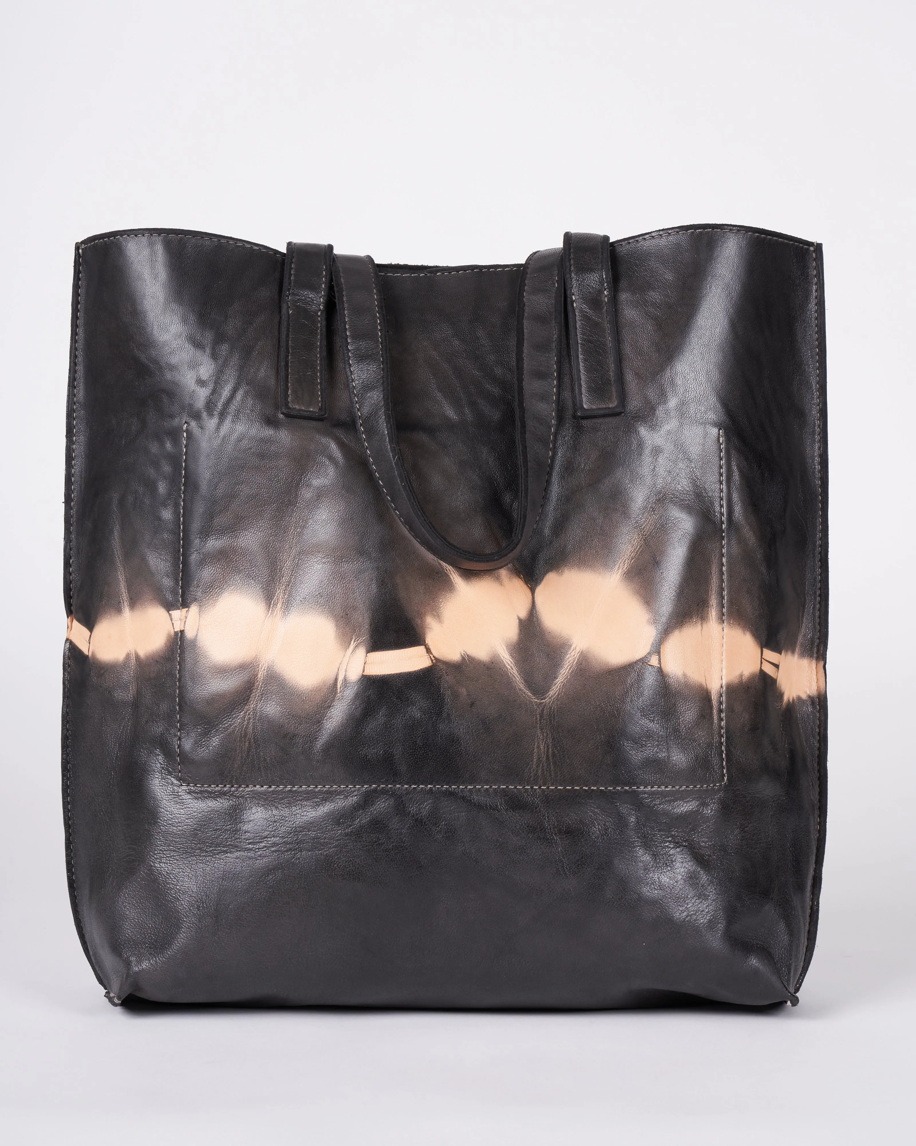 tie dye tote bag - carbone