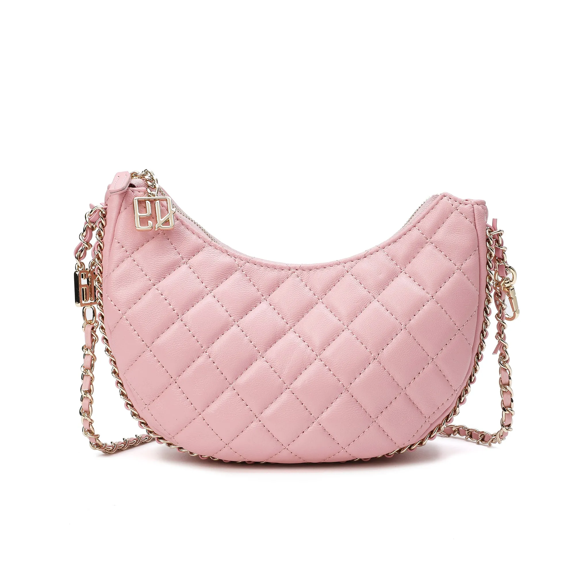Tiffany & Fred Quilted Sheepskin Messenger/Shoulder Bag