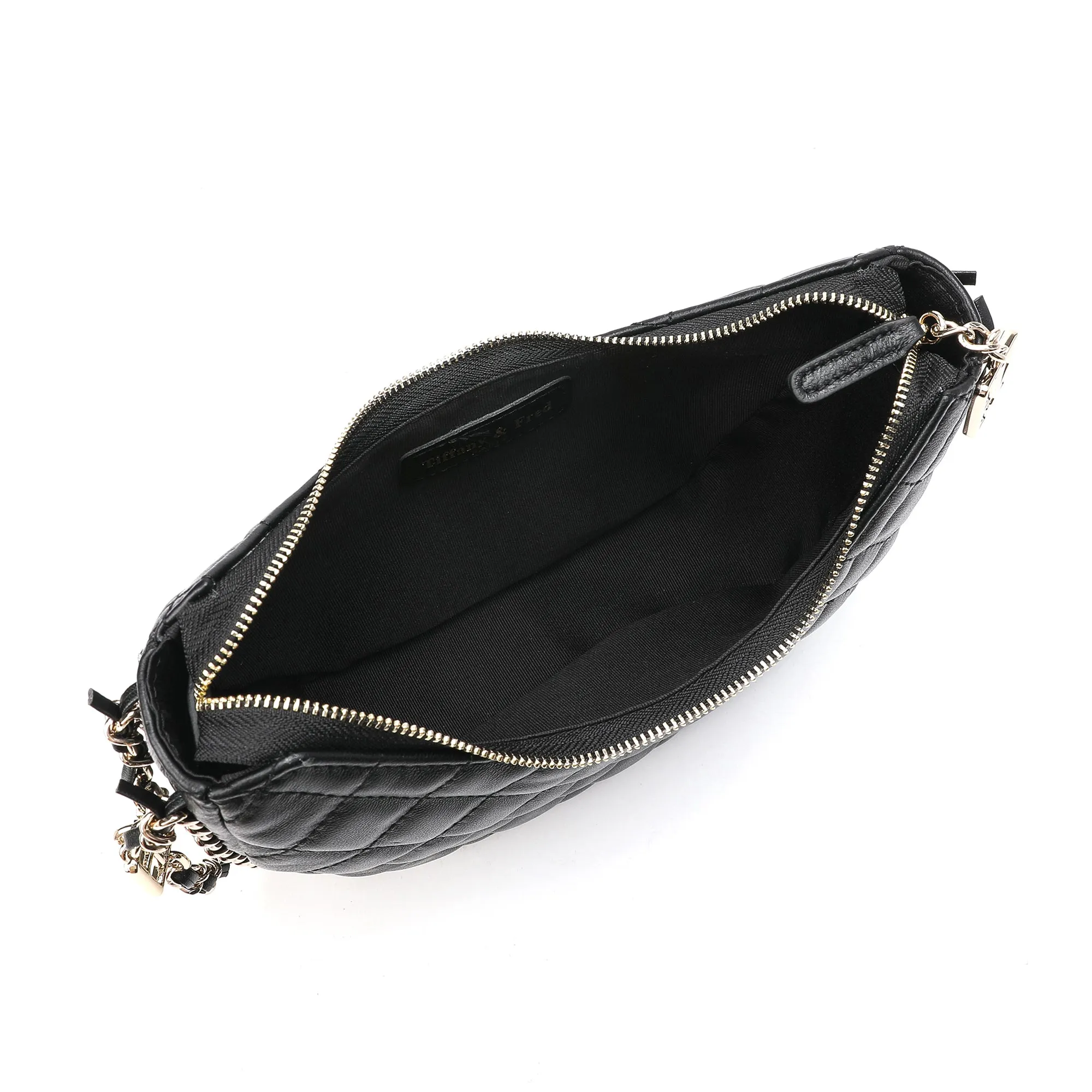 Tiffany & Fred Quilted Sheepskin Messenger/Shoulder Bag