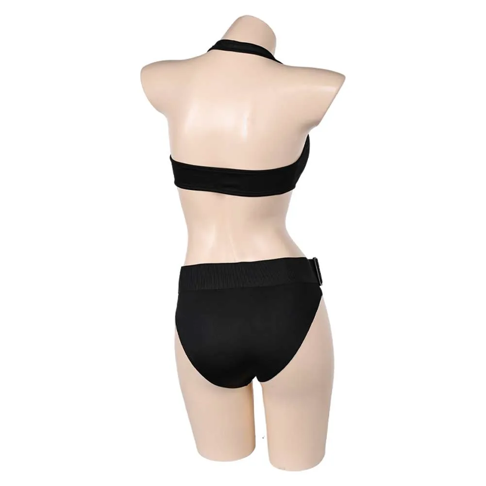 Tomb Raider Lara Croft Original Black BIKINIS Swimsuit Swimwear Cosplay Costume Outfits