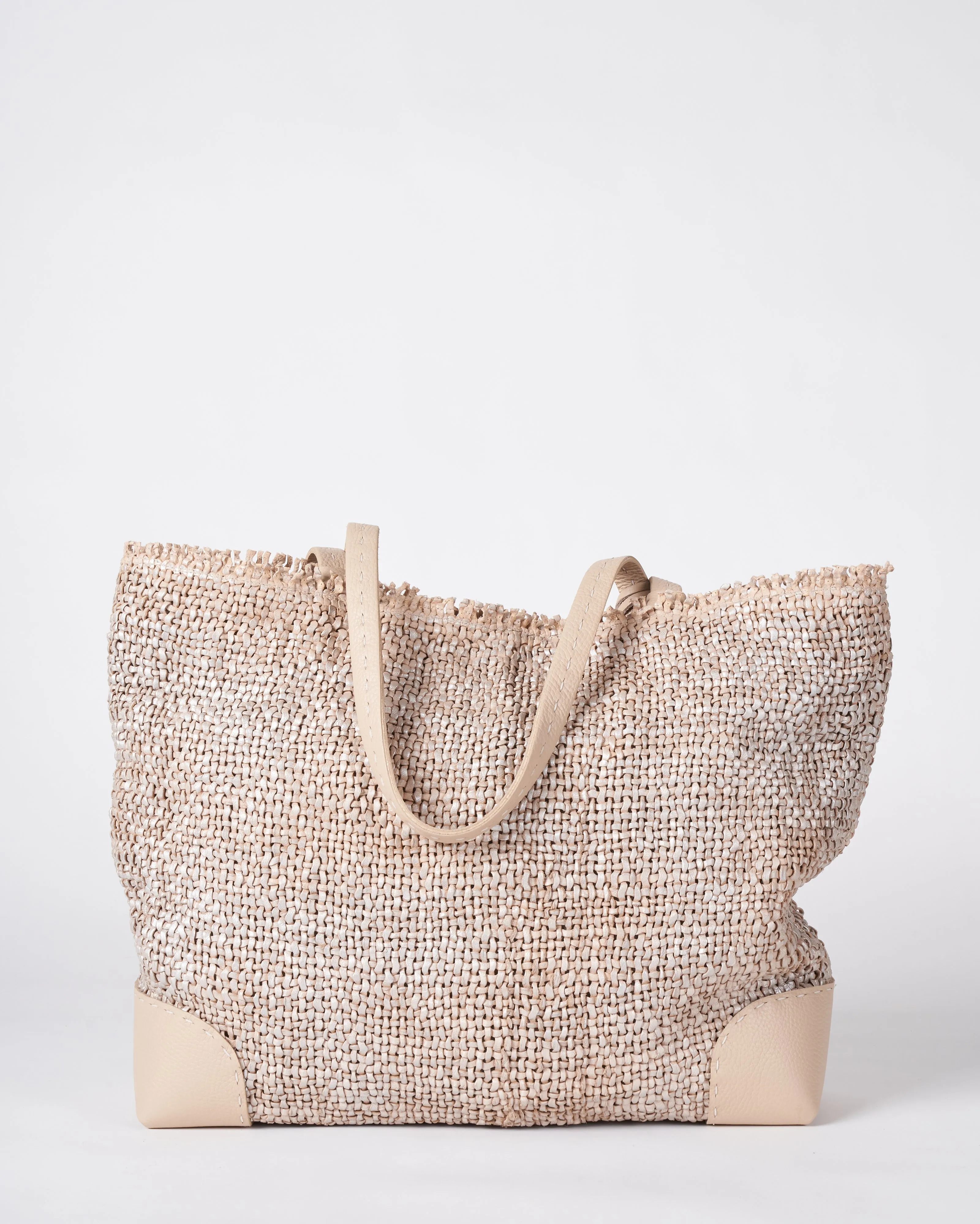 tote woven handmade - intreccio beige