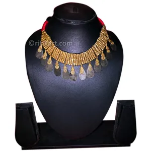 Tribal Handcrafted Dhokra Designer Necklace-8