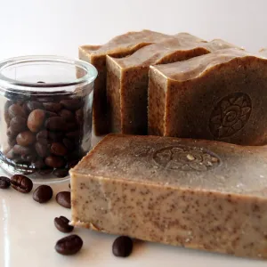 True Grit Natural Soap - coffee scrub exfoliating soap