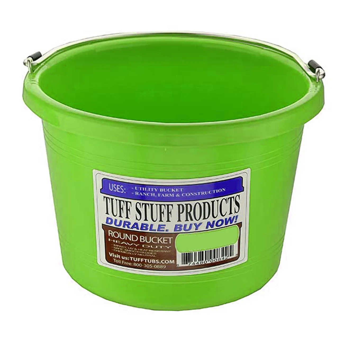 Tuff Stuff round bucket 8 qts - lima