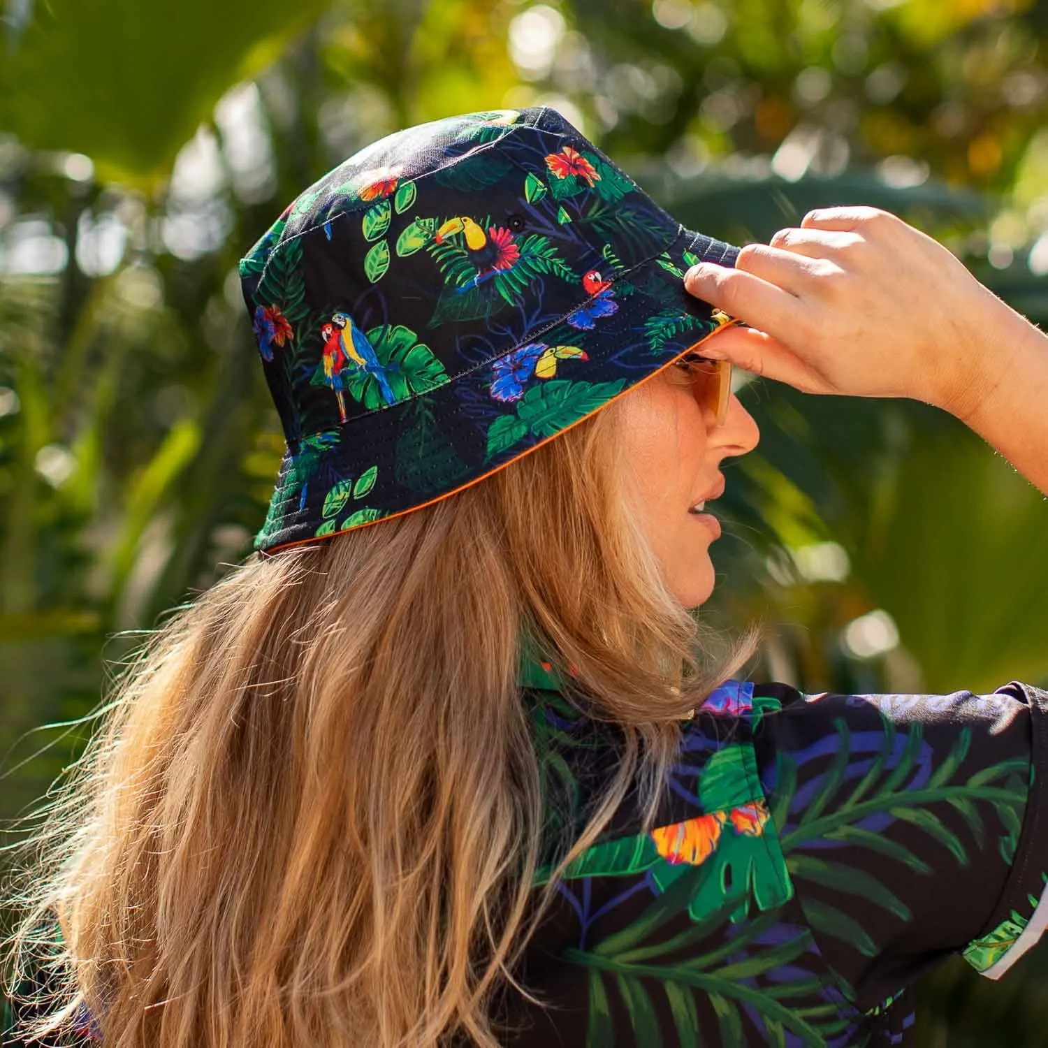 Two Tickets To Parrotise – Reversible Bucket Hat